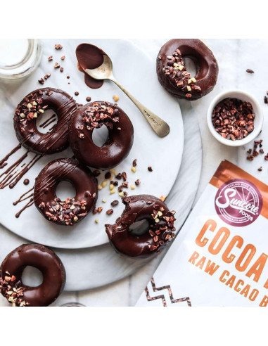 Nibs de Cacao Orgánico Suncore Foods 227g - Sin Gluten, No OGM