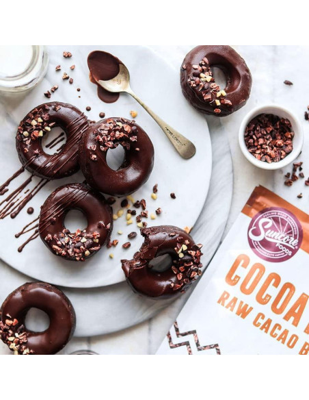 Nibs de Cacao Orgánico Suncore Foods 227g - Sin Gluten, No OGM