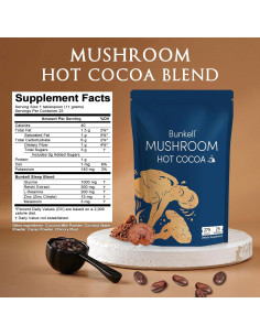 Cacao Caliente de Champiñones Bunkell 25 Porciones 177ml 2