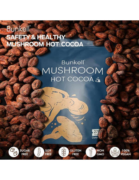 Cacao Caliente de Champiñones Bunkell 25 Porciones 177ml
