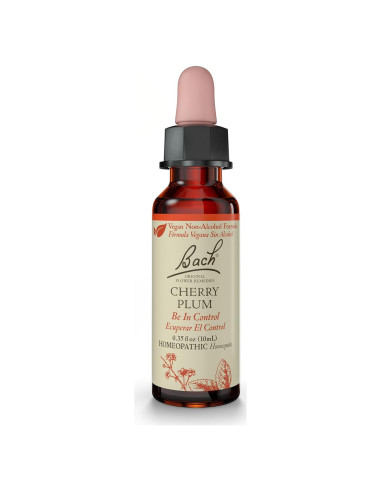 Esencia Floral Bach Ciruela Cherry 10mL - Sin Alcohol - Vegano