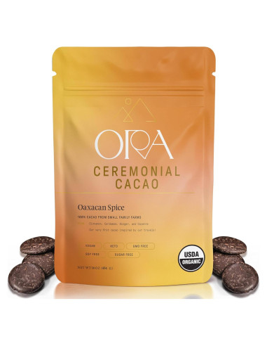 Cacao Ceremonial Orgánico Ora - 454g con Especias Oaxaqueñas