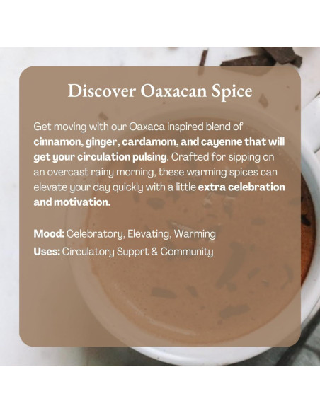 Cacao Ceremonial Orgánico Ora - 454g con Especias Oaxaqueñas