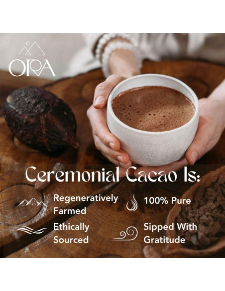 Cacao Ceremonial Orgánico Ora - 454g con Especias Oaxaqueñas