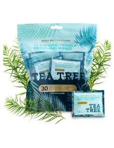Toallitas Desmaquillantes Body Prescription - Árbol de Té, 30 Unidades