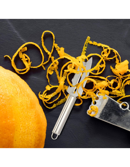 Cuchillo Pelador Multifuncional BESTonZON Acero Inoxidable 2 Pcs