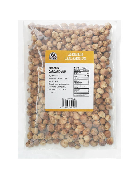 Vainas de Cardamomo Blanco 52USA 113g - Sin OGM, Aromático