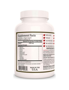 Diurético Herbal Remedy's Nutrition | 1000 mg, 60 Cápsulas Veganas 2