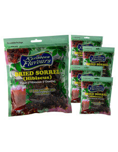 Flor de Jamaica Premium RHS 5 x 85 Gr Pétalo Entero Vegano