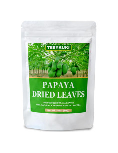 Hojas de Papaya Secas TEEYKUKI 56g Té Natural Sin Aditivos