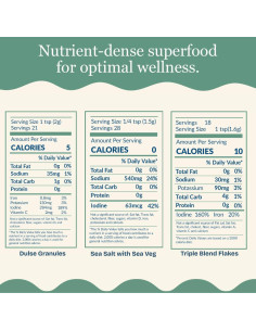 Paquete de Condimentos Marinos Maine Coast - Dulse, Kelp y Mezcla 2