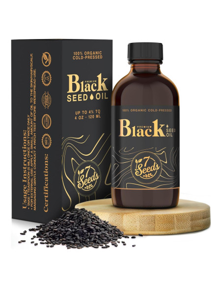 Aceite de Semilla Negra 7 Seeds 120ml - Soporte Inmunológico y Salud