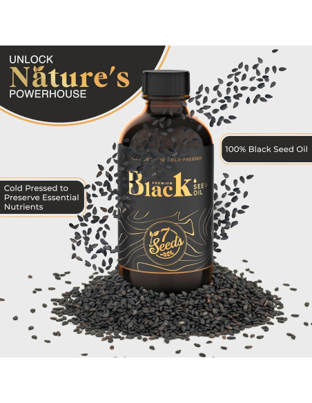 Aceite de Semilla Negra 7 Seeds 120ml - Soporte Inmunológico y Salud