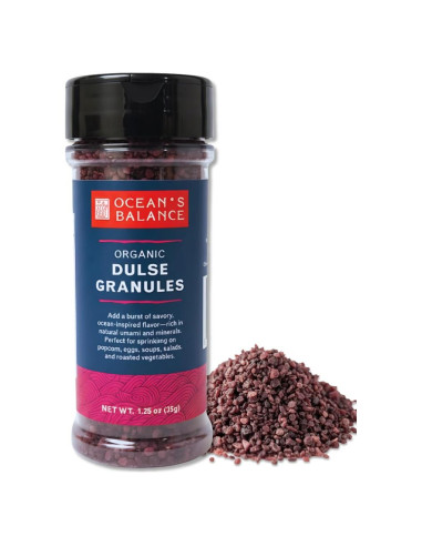 Gránulos de Dulse Ocean's Balance 35.4g - Alga Vegana y Sin Gluten