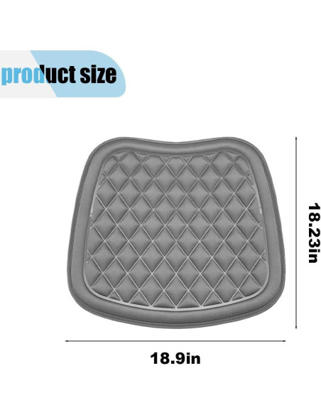 Funda de Asiento de Coche Transpirable BDZMC Universal Gris