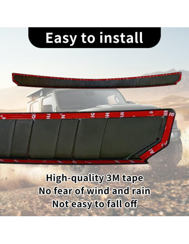 Protector Parachoques Trasero Tybock para Highlander 2015-2020