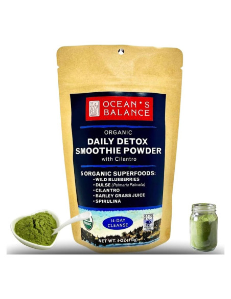 Polvo de Batido Detox Ocean's Balance 113.4 g - Superalimentos Orgánicos