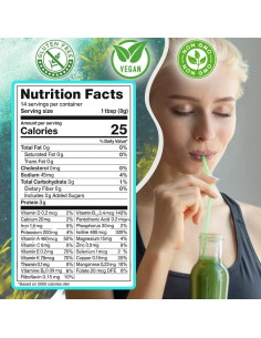 Polvo de Batido Detox Ocean's Balance 113.4 g - Superalimentos Orgánicos 2