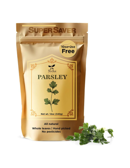 Copos de Perejil Seco Shrida Foods 340g - Sin Gluten, No OGM