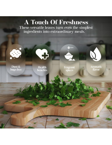 Copos de Perejil Seco Shrida Foods 340g - Sin Gluten, No OGM