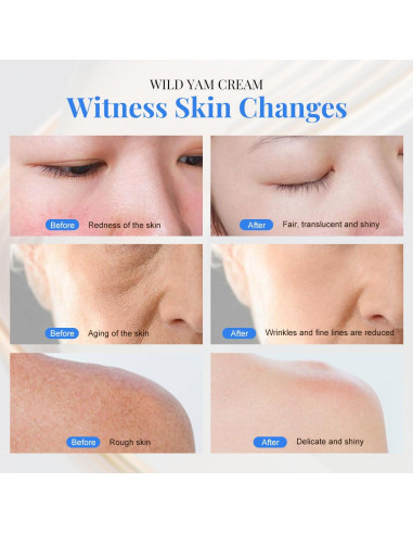 Crema de Ñame Silvestre Orgánica 29.57 ml - Equilibrio Hormonal