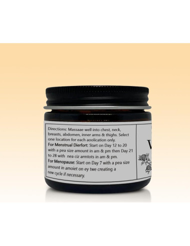 Crema de Ñame Silvestre Orgánica 29.57 ml - Equilibrio Hormonal