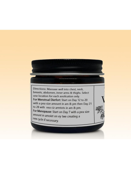 Crema de Ñame Silvestre Orgánica 29.57 ml - Equilibrio Hormonal