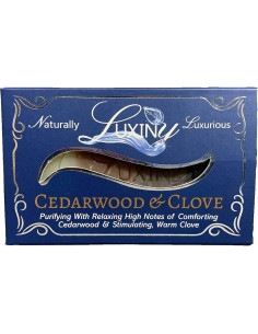 Jabón Natural Luxiny Madera de Cedro y Clavo 127g Vegano 2