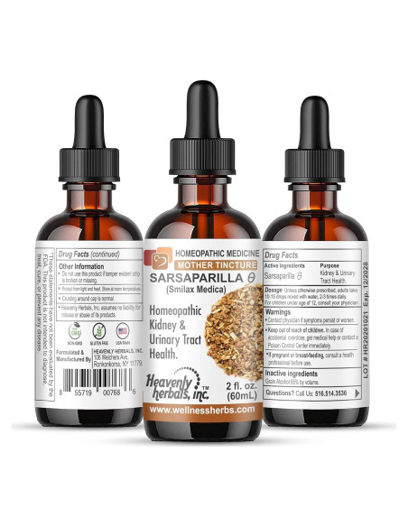 Tintura Madre Homeopática Sarsaparilla Heavenly Herbals 59 ml