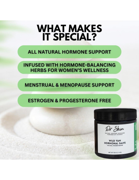Crema de Ñame Silvestre Dr. Skin 113.4g - Equilibrio Hormonal