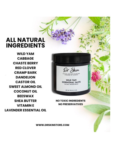 Crema de Ñame Silvestre Dr. Skin 113.4g - Equilibrio Hormonal