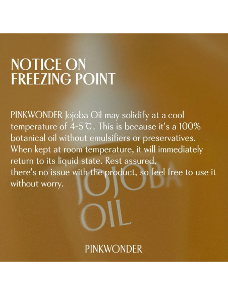 Aceite de Jojoba Orgánico PINKWONDER 10ml - Hidratante Facial