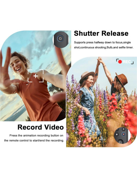 Control Remoto Inalámbrico AODELAN para Fujifilm - Negro