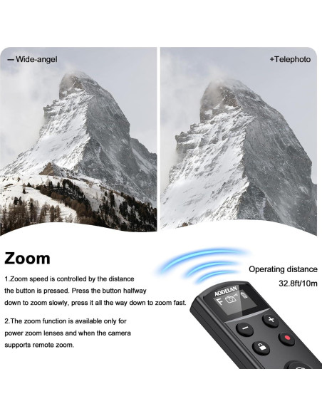 Control Remoto Inalámbrico AODELAN para Fujifilm - Negro