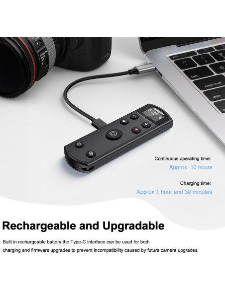 Control Remoto Inalámbrico AODELAN para Fujifilm - Negro