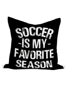 Fundas de Cojín Decorativas Rusenbao 45.72x45.72 cm Fútbol