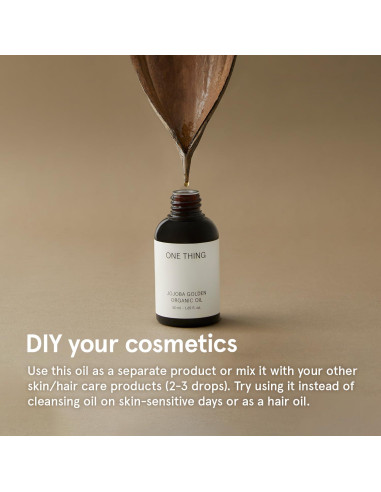 Aceite Orgánico de Jojoba ONE THING 50ml Hidratante Piel Cabello