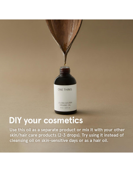 Aceite Orgánico de Jojoba ONE THING 50ml Hidratante Piel Cabello