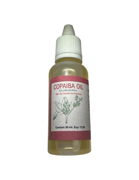 Aceite de Copaiba 100% Puro Orgánico 29.57 ml