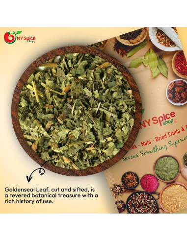 Hoja de Goldenseal Cortada y Tamizada NY Spice Shop 56.7g
