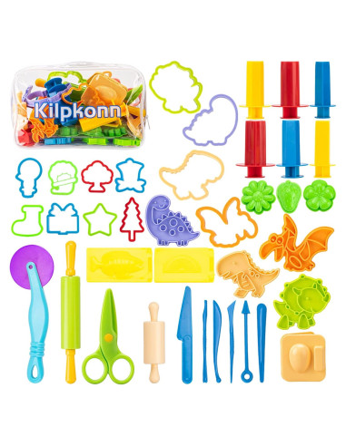 Kit de Herramientas para Masa Kilpkonn 42 Piezas con Bolsa