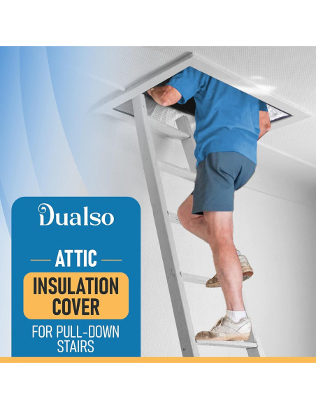 Cubierta Aislante para Escaleras de Ático Dualso 63.5x137.2 cm