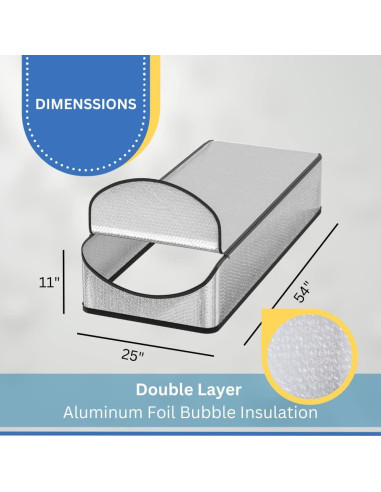 Cubierta Aislante para Escaleras de Ático Dualso 63.5x137.2 cm
