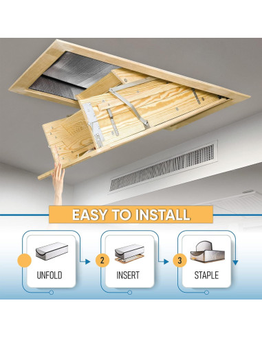 Cubierta Aislante para Escaleras de Ático Dualso 63.5x137.2 cm