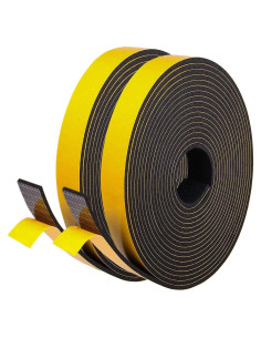 Tira de Sellado de Espuma GUKOY 10.06 m Negro Aislante