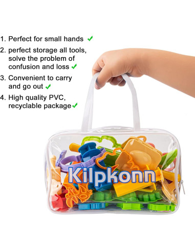 Kit de Herramientas para Masa Kilpkonn 42 Piezas con Bolsa