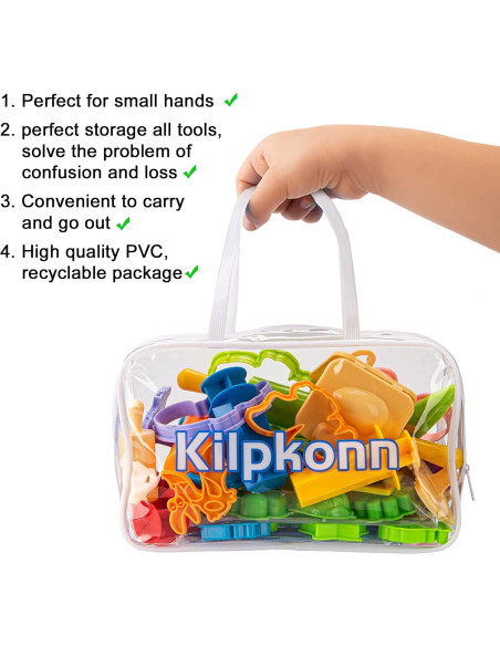 Kit de Herramientas para Masa Kilpkonn 42 Piezas con Bolsa