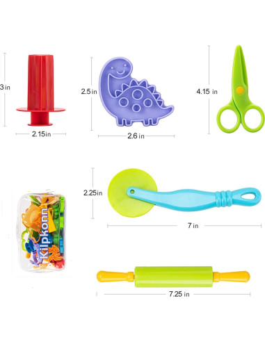 Kit de Herramientas para Masa Kilpkonn 42 Piezas con Bolsa