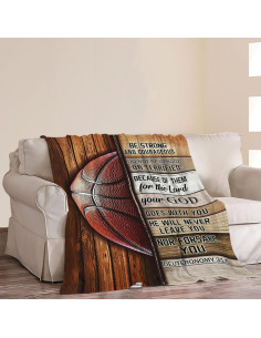 Manta de Franela Cálida Banonaty Baloncesto 100x125 cm 2