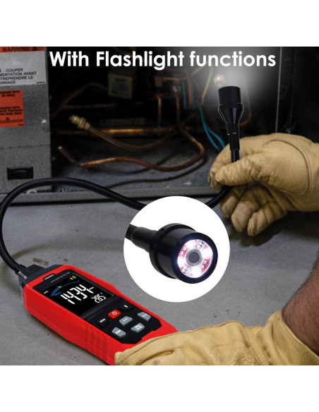 Detector de Fugas de Gas Natural DANOPLUS con Sonda Flexible